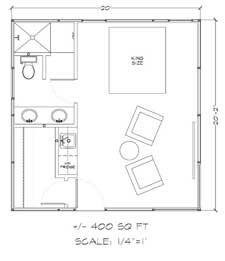 Gambrel house kit floor plan