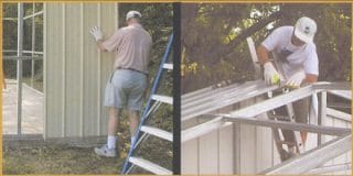 House kit wall and roof paneling