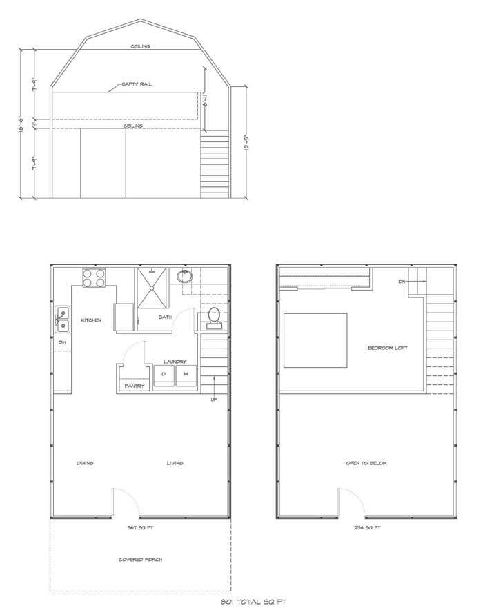 With Loft Floor Plan