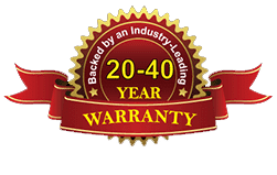 20-40 year warranty on panels